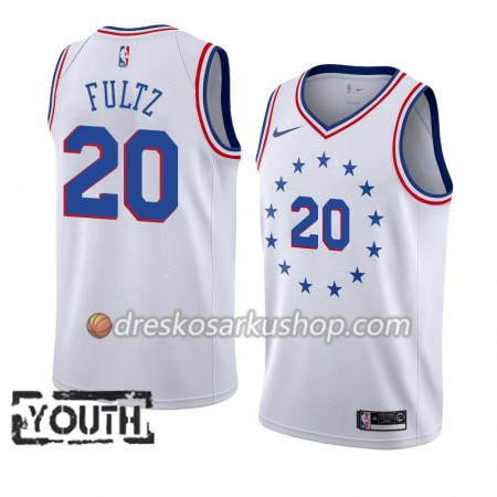 Dječji NBA Dres Philadelphia 76ers Markelle Fultz 20 Nike 2018-19 Bijela Swingman